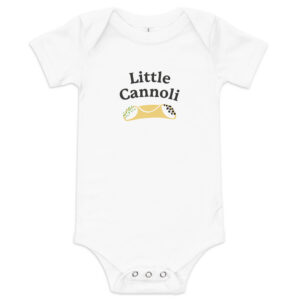 Baby short sleeve one piece LITTLE CANNOLI